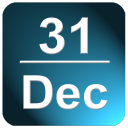 Kalender Tag in Statusleiste Icon