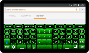 Green Neon Keyboard screenshot 2