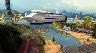 السياحة النقل السفينة لعبة 3D screenshot 0