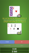 Simple Blackjack screenshot 0