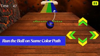 Color Ball Balance 3D screenshot 1