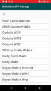 Worldwide APN Settings screenshot 7