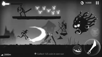 Stickman Run: Shadow Adventure screenshot 1