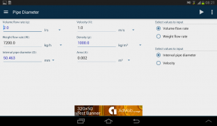 Pipe Diameter Calculator screenshot 5