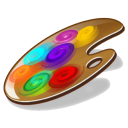 Paint a picture: Coloring Book Icon