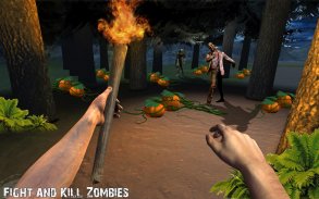 Perdido Ilha Sobrevivência Jogos: Zumbi Escapar screenshot 1