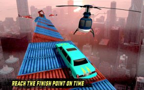 Extreme Limo Mega Ramp - Car Driving Games 3D screenshot 5