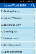 Learn Word 2010 screenshot 0