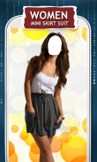 Women Mini Skirt Suit New screenshot 3