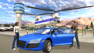 Helicopter Flying Car Driving screenshot 1