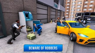 Bank security van driver: Cash simulator game screenshot 0