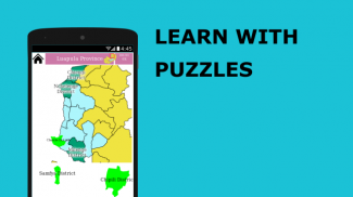 Puzzle Quiz Map 2020 - Zambia - Regions, Districts screenshot 2