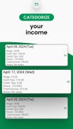 Tip Tracker- track your income screenshot 1