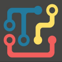 Rotating Pipes: Connecting Puzzle Icon