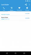 Du Hello Card Dialer screenshot 1