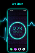 Digital Clock Live Wallpaper screenshot 5