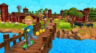 Scooter Driving 3D scooty game screenshot 0