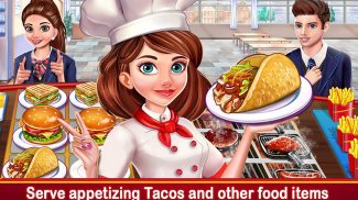 High School Café Girl: Burger Serving Cooking Game screenshot 0
