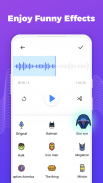 ویرایشگر صوتی - تغییر صدا و ضبط کننده صدا screenshot 7