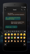 Emoji Keyboard - Black Round screenshot 3