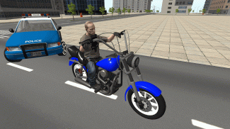 شبیه ساز رانندگی دوچرخه: بازی پلیس تعقیب و گریز screenshot 3