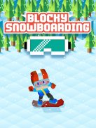 Blocky Snowboarding screenshot 9