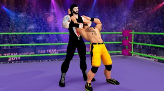 Tag team wrestling 2019: Cage death fighting Stars screenshot 13