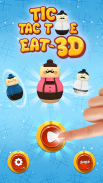 Tic Tac Toe Eat - 3d Game screenshot 1