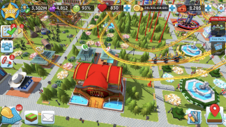 RollerCoaster Tycoon Touch - Freizeitpark bauen screenshot 8