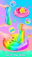 Rainbow Makeup Kit Slime –Unicorn Slime DIY Games screenshot 3