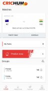 CricHum - Live Scores, Predict & Win, Rewards screenshot 0
