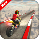 Crazy Bike Driving Simulator Impossible Sky Tracks Icon