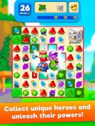 ¡Sugar Heroes - juego de Match 3 mundial! screenshot 5