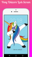 Pony unicorn Lock screen, pony unicorn wallpaper screenshot 4
