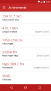 Redy Gym Log, Exercise Tracker screenshot 1