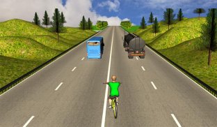 Bicycle Rider Traffic Race 17 screenshot 14