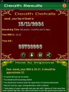 Death Date Calculator Clock Li screenshot 1