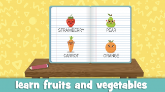 3歳から5歳子供向け果物と野菜の学習ゲーム screenshot 3