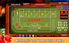 Craps - Casino Style screenshot 1