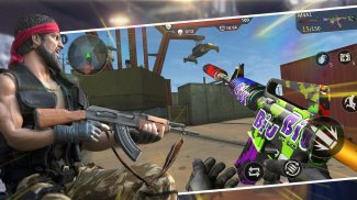 Baixar e jogar Gun strike 3d: jogo de tiro de cobertura no PC com