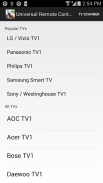 Universal Remote Control TV screenshot 2