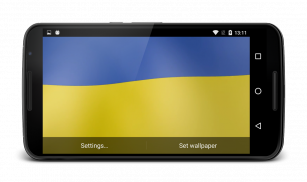 Ukraine Flag Live Wallpaper screenshot 3