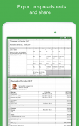 Green Timesheet - shift work log and payroll app screenshot 2