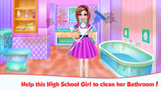Highschool Girls House Cleaning screenshot 0