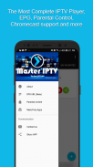 Master IPTV Player: Best Player with EPG and Cast screenshot 0
