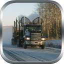 Schnee Offroad LKW-Transport Icon