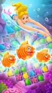 Mermaid-puzzle match-3 tesoros screenshot 13