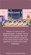 Taboo - Word guessing game with a twist screenshot 2