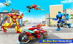 Tiger Robot Moto Bike Game screenshot 11