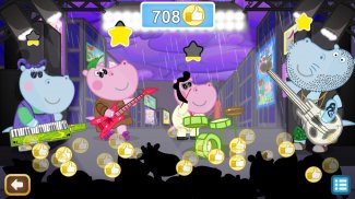 Queen Party Hippo: Music Games screenshot 6